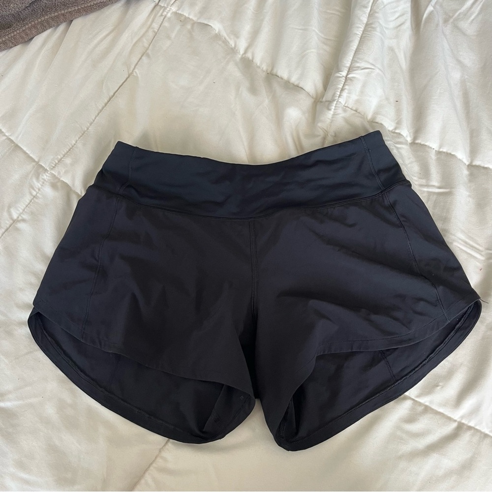 Lululemon Black Speed Up Shorts